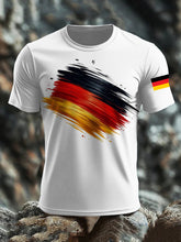 Bedrucktes T-Shirt mit deutscher Flagge für Frauen